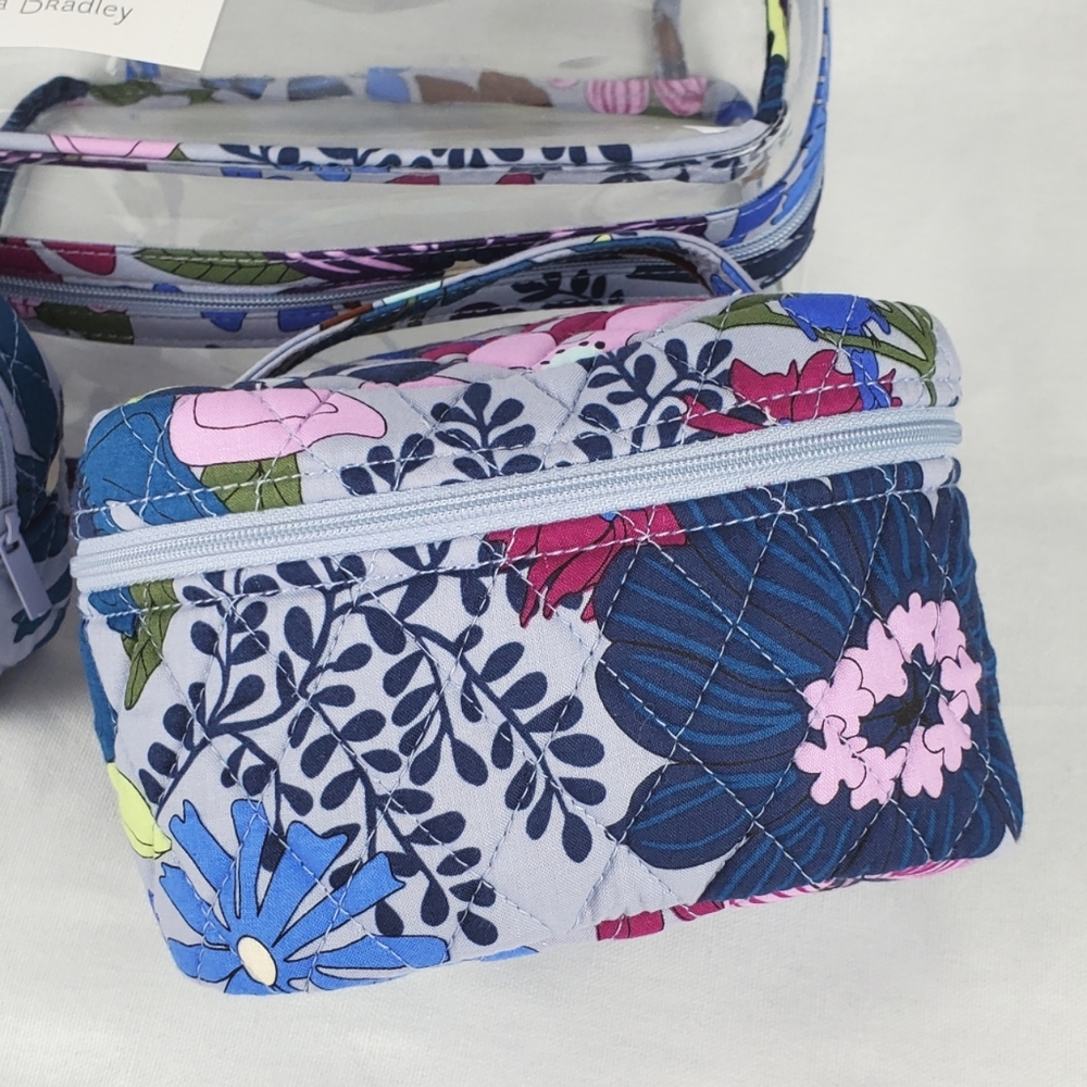 ๐HP~4/24๐ Vera Bradley 3 Piece Cosmetic Set in Bengal Lily NWT - Picture 5 of 12